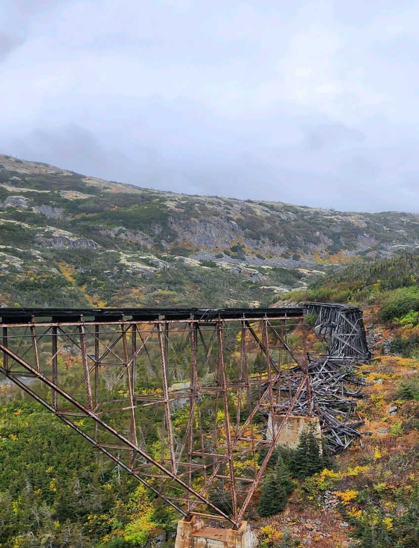 The original trestle  bridge